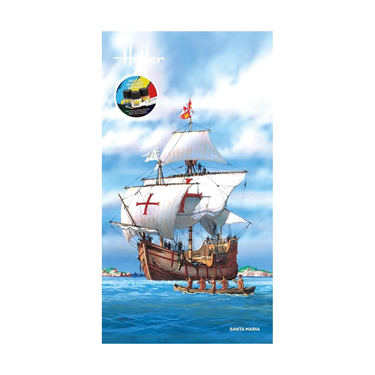 STARTER KIT Santa Maria, 1/75 - Heller 56865