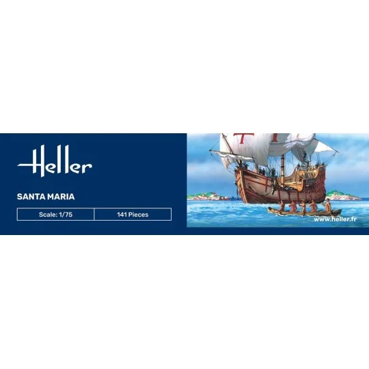 STARTER KIT Santa Maria, 1/75 - Heller 56865
