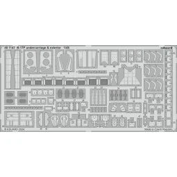 B-17F undercarriage & exterior 1/48 - Eduard Accessories 481147