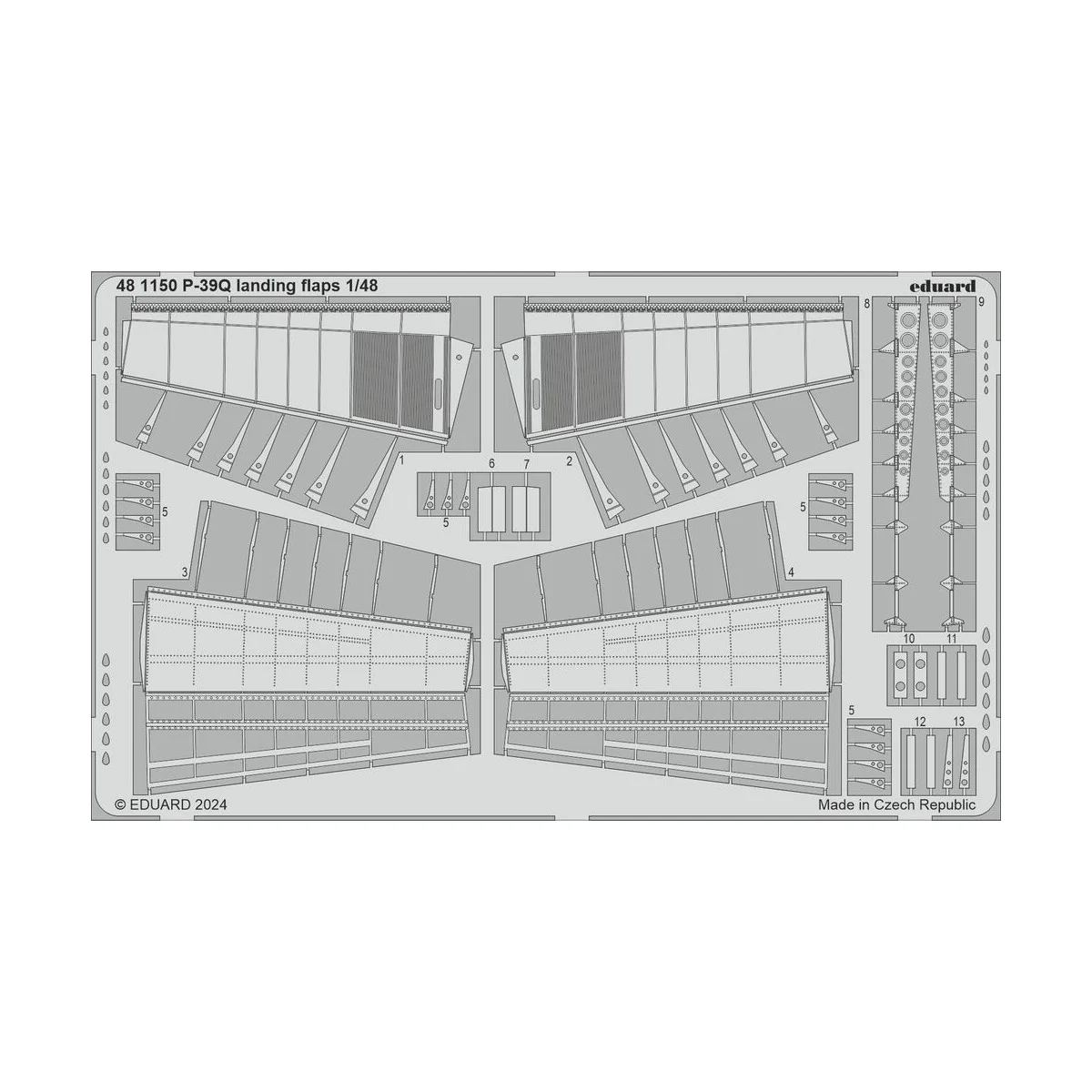 P-39Q landing flaps ARMA HOBBY - Eduard Accessories 481150