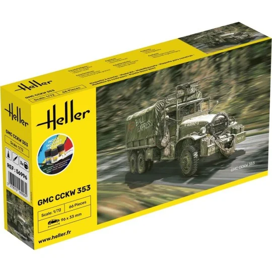 STARTER KIT GMC CCKW 353, 1/72 - Heller 56996
