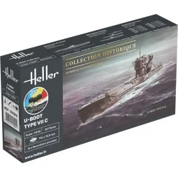 STARTER KIT U-Boot Type VII C, 1/400 - Heller 57002 2