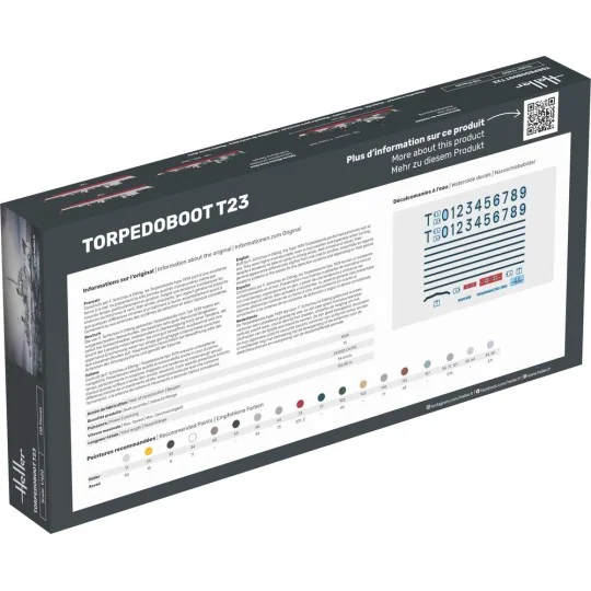 STARTER KIT Torpedoboot T23, 1/400 - Heller 57011