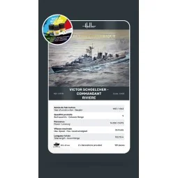 STARTER KIT Victor Schoelcher - Commandant Riviere, 1/400 - Heller ... 2