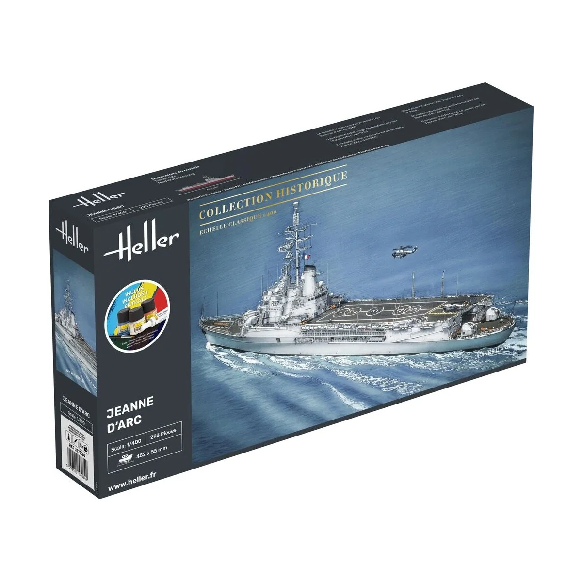 STARTER KIT Jeanne d'Arc, 1/400 - Heller 57034