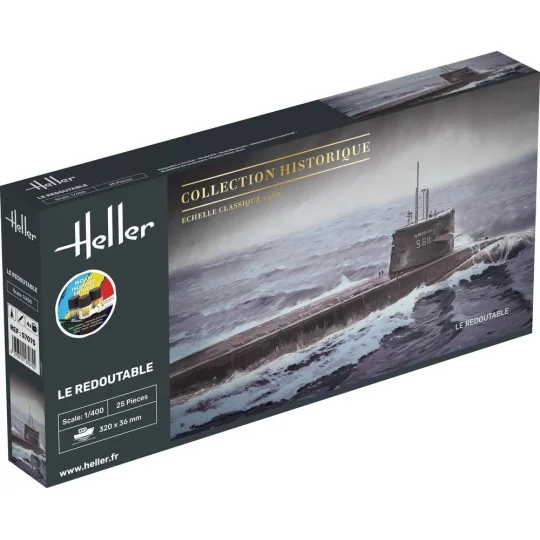 STARTER KIT U-Boot S/M Redoutable, 1/400 - Heller 57075