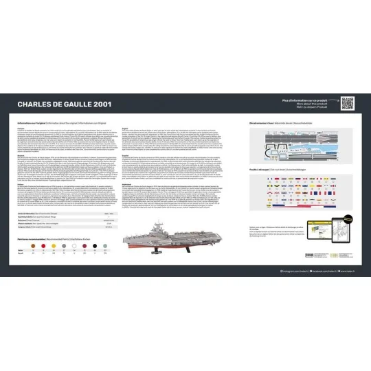 STARTER KIT Charles de Gaulle, 1/400 - Heller 57072