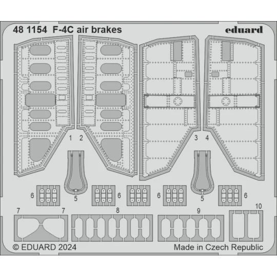 F-4C air brakes, 1/48 - Eduard Accessories 481154
