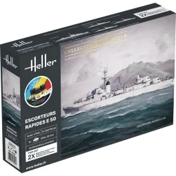 STARTER KIT Escorteurs Rapides E 50, 1/400 - Heller 57093