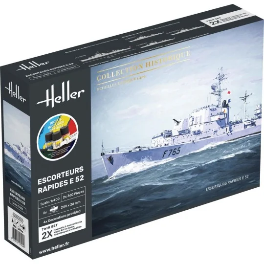 STARTER KIT Escorteurs Rapides E 52, 1/400 - Heller 57094
