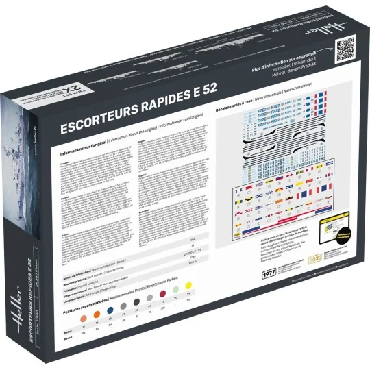 STARTER KIT Escorteurs Rapides E 52, 1/400 - Heller 57094