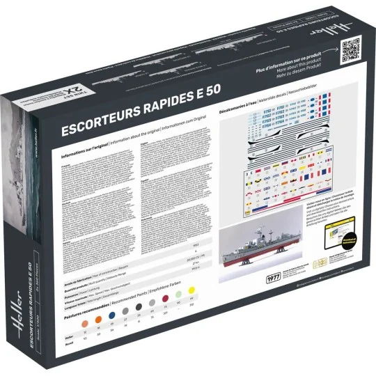 STARTER KIT Escorteurs Rapides E 50, 1/400 - Heller 57093