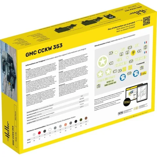STARTER KIT GMC CCKW 353, 1/35 - Heller 57121