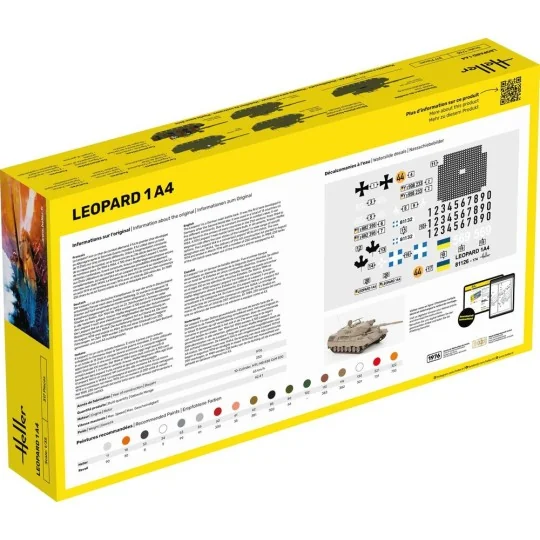 STARTER KIT Leopard 1A4, 1/35 - Heller 57126