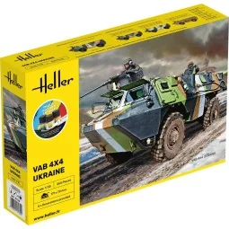 STARTER KIT VAB 4x4 Ukraine, 1/35 - Heller 57130