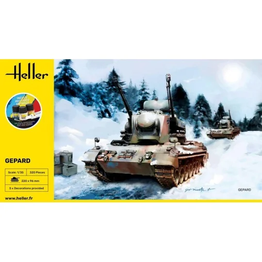 STARTER KIT Gepard, 1/35 - Heller 57127