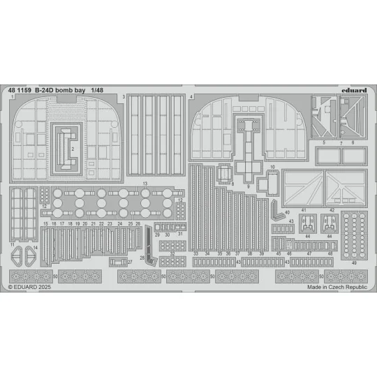 B-24D bomb bay HOBBY BOSS, 1/48 - Eduard Accessories 481159