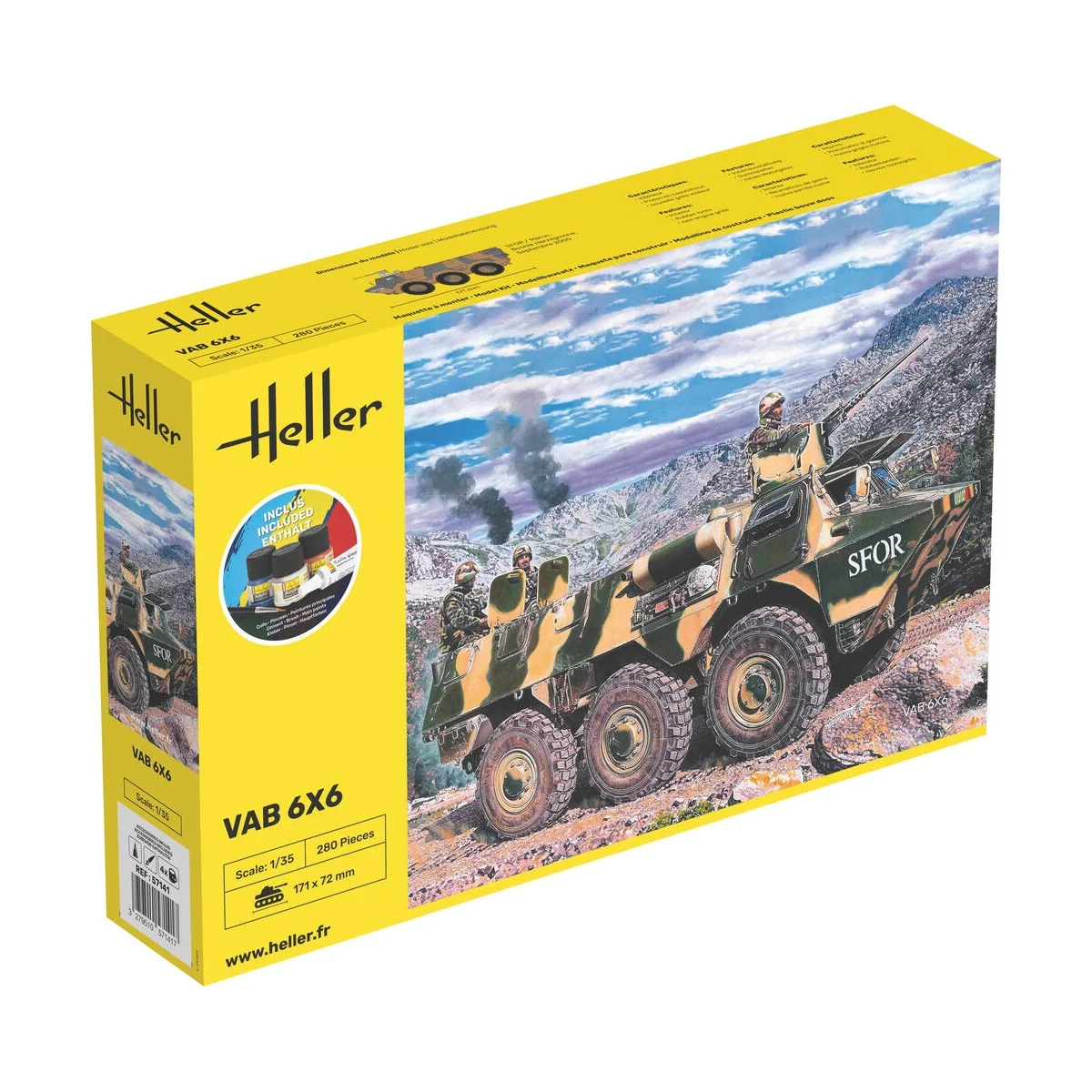 STARTER KIT VAB 6x6, 1/35 - Heller 57141