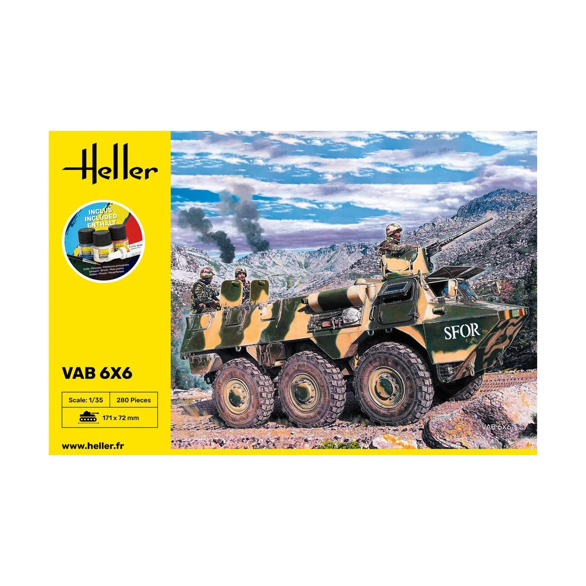 STARTER KIT VAB 6x6, 1/35 - Heller 57141