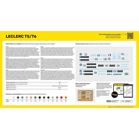 STARTER KIT Leclerc T5/T6, 1/35 - Heller 57142