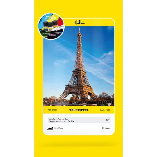 STARTER KIT Tour Eiffel, 1/650 - Heller 57201
