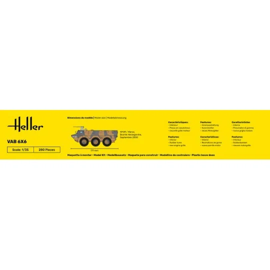 STARTER KIT VAB 6x6, 1/35 - Heller 57141