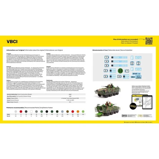 STARTER KIT VBCI, 1/35 - Heller 57147