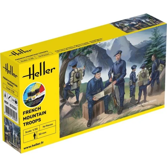 STARTER KIT French Mountain Troops, 1/35 - Heller 57223
