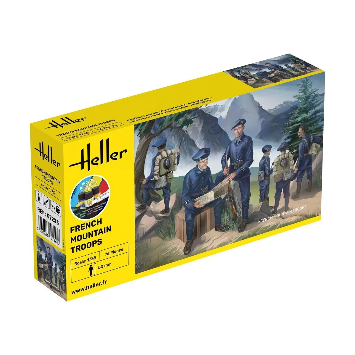 STARTER KIT French Mountain Troops, 1/35 - Heller 57223