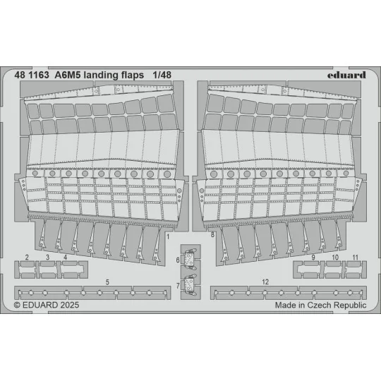 A6M5 landing flaps EDUARD - Eduard Accessories 481163