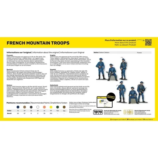 STARTER KIT French Mountain Troops, 1/35 - Heller 57223
