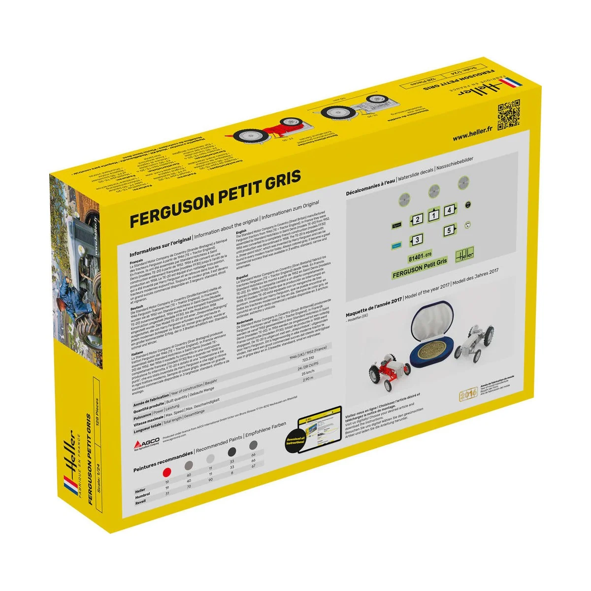 STARTER KIT Ferguson Petit Gris, 1/24 - Heller 57401