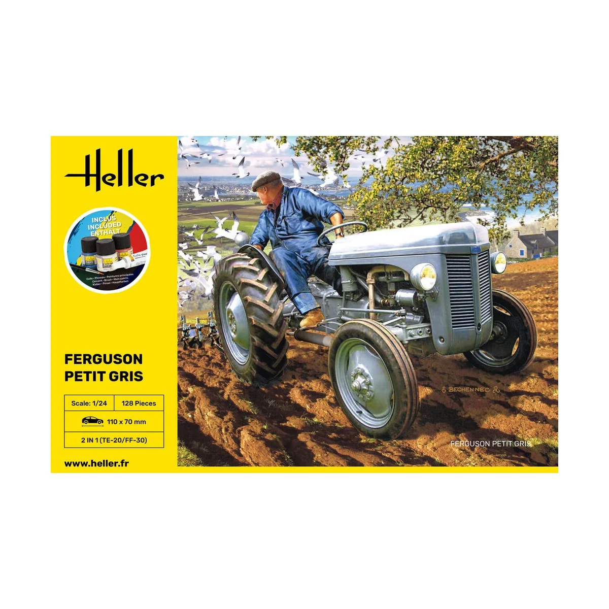 STARTER KIT Ferguson Petit Gris, 1/24 - Heller 57401