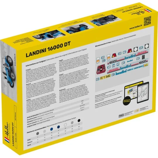 STARTER KIT Landini 16000 DT, 1/24 - Heller 57403
