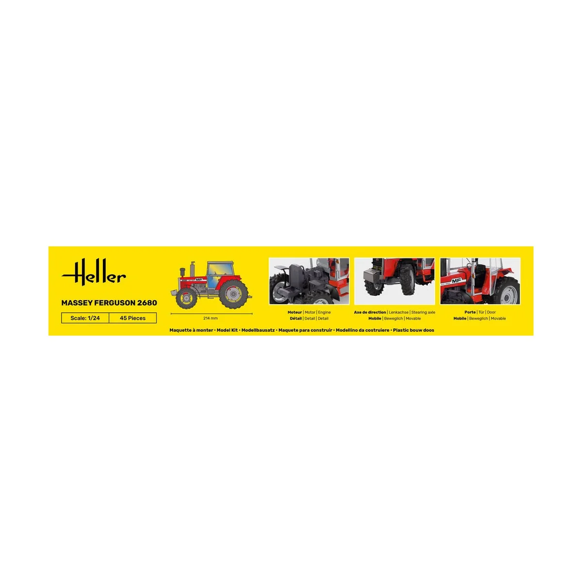 STARTER KIT Massey Ferguson 2680, 1/24 - Heller 57402
