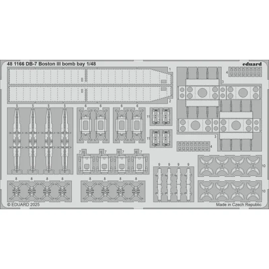 DB-7 Boston III bomb bay HKM - Eduard Accessories 481166