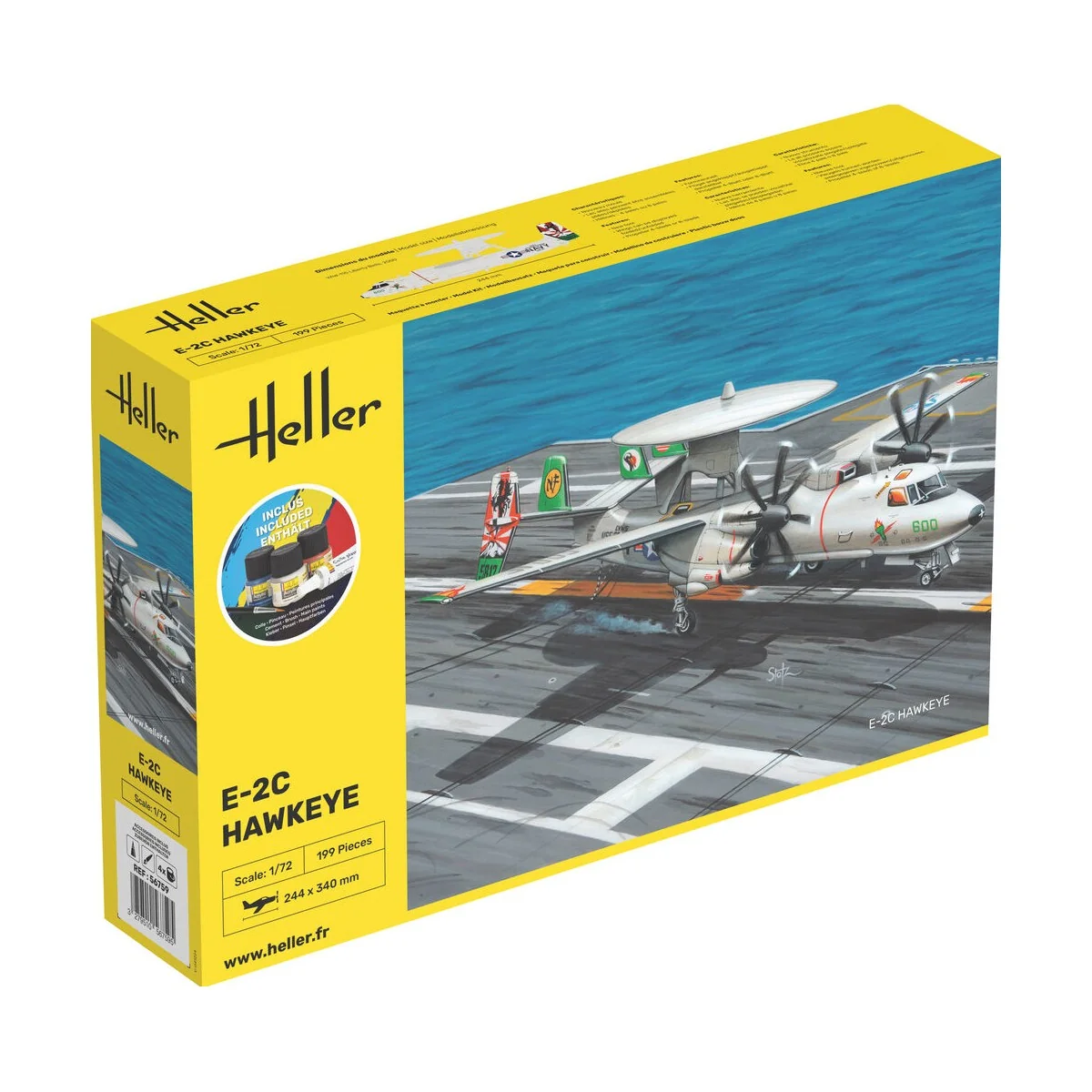 STARTER KIT E-2C Hawkeye, 1/72 - Heller 58300
