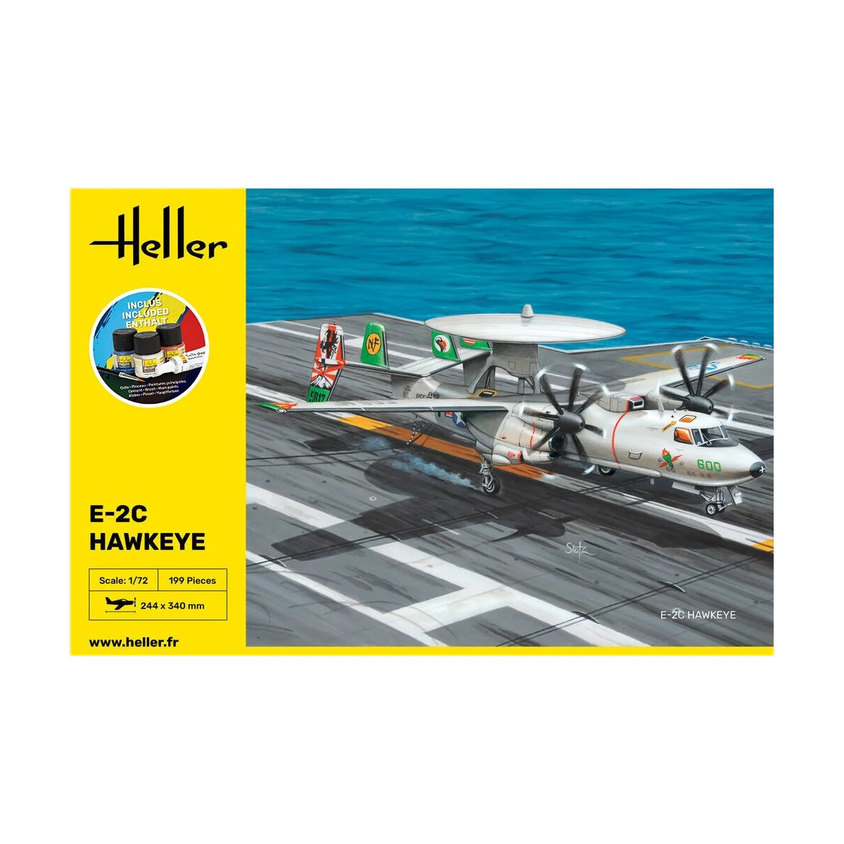 STARTER KIT E-2C Hawkeye, 1/72 - Heller 58300