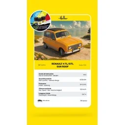 STARTER KIT Renault 4 TL/GTL Sun Roof, 1/24 - Heller 58704 2