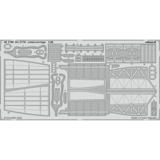Do 217K undercarriage ICM - Eduard Accessories 481169
