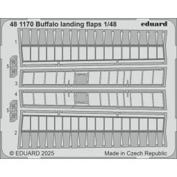 Buffalo landing flaps TAMIYA, 1/48 - Eduard Accessories 481170
