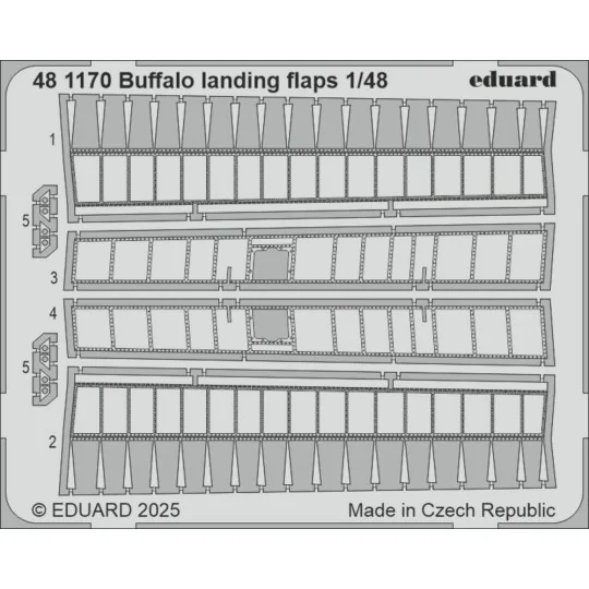 Buffalo landing flaps TAMIYA - Eduard Accessories 481170