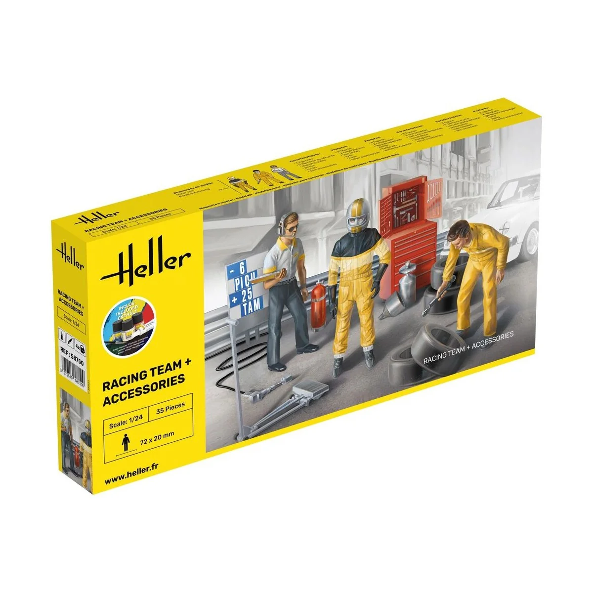 STARTER KIT Racing Team, 1/24 - Heller 58750