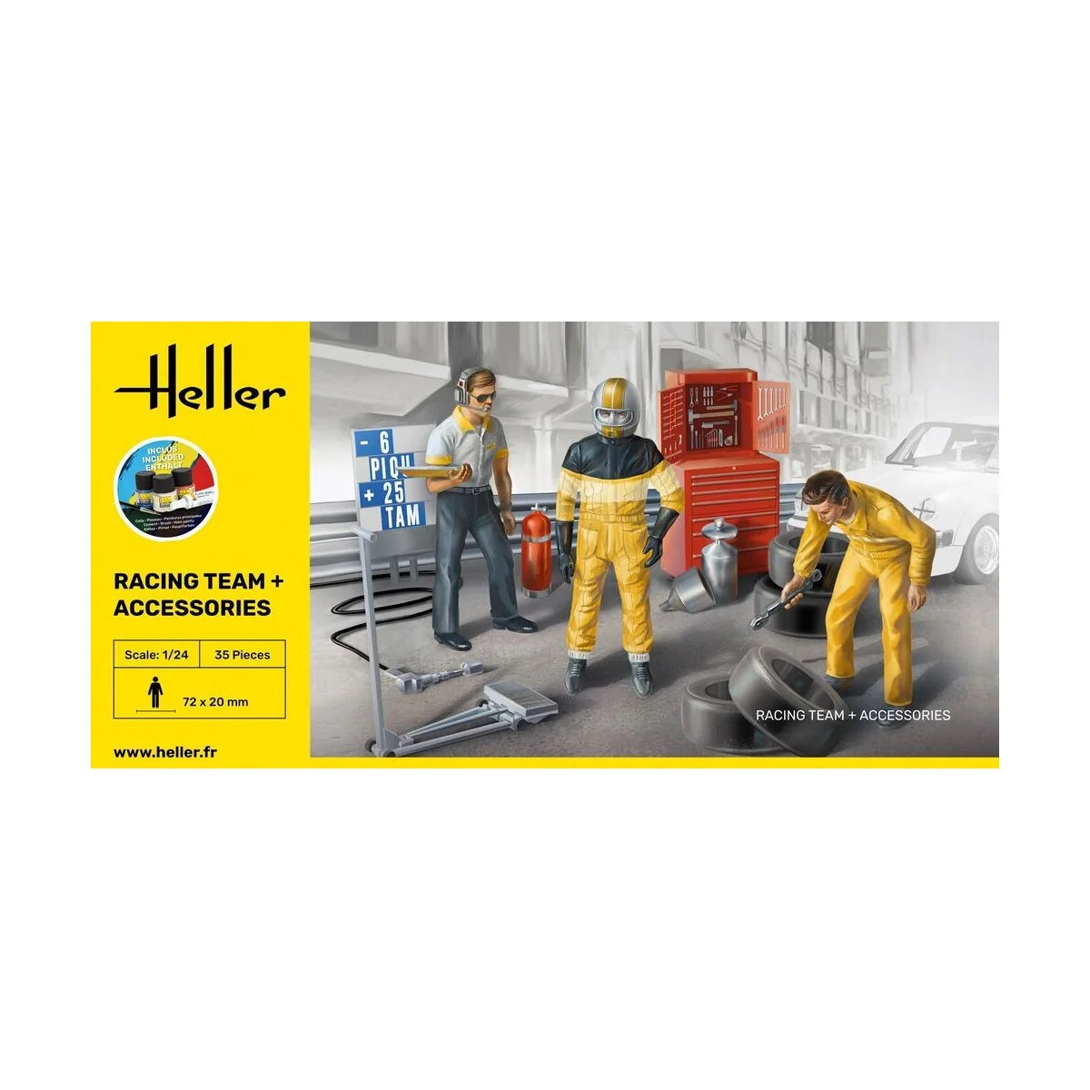 STARTER KIT Racing Team, 1/24 - Heller 58750