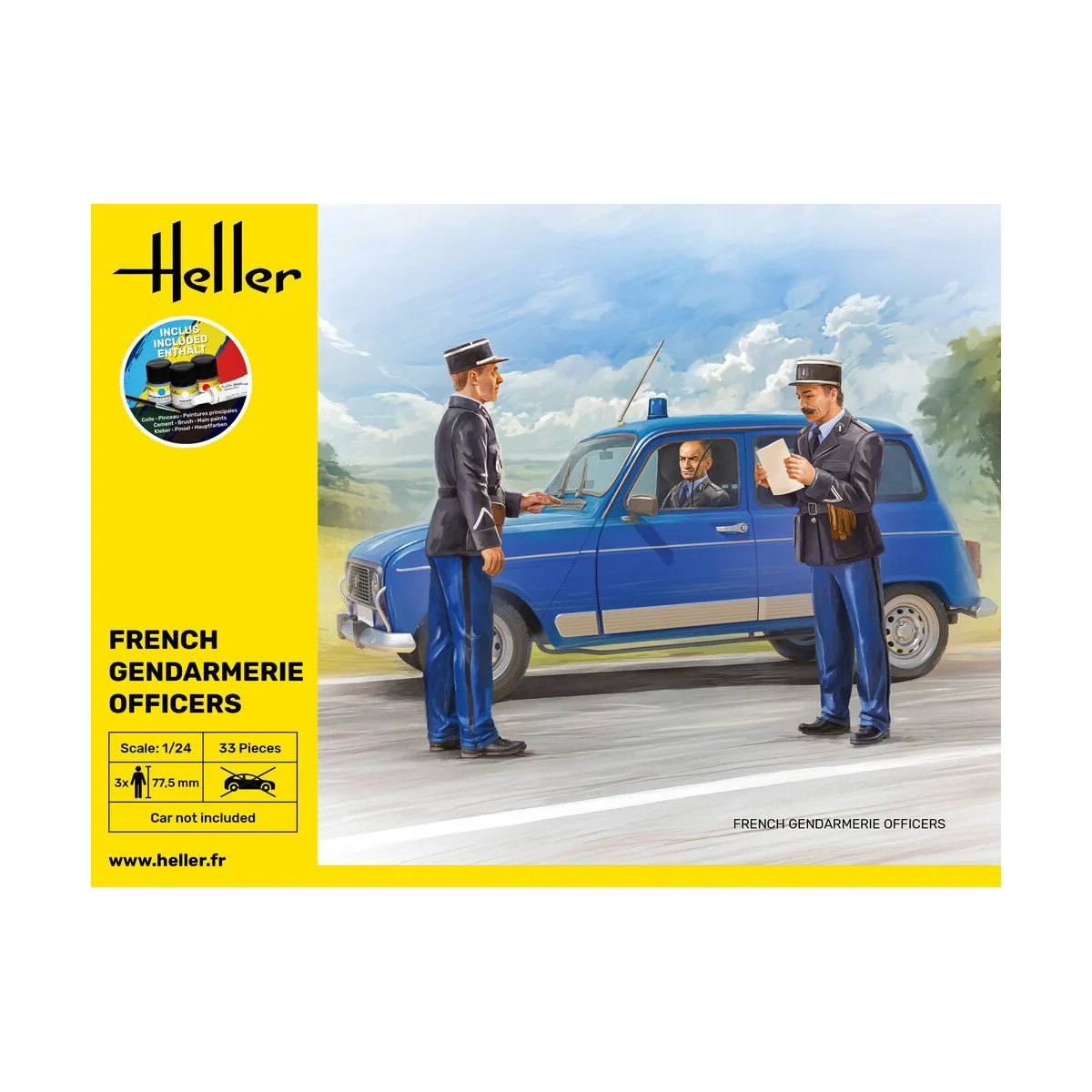 STARTER KIT French Gendarmerie Officers, 1/24 - Heller 58751