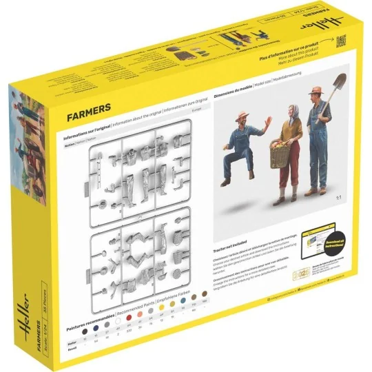 STARTER KIT Farmers, 1/24 - Heller 58752