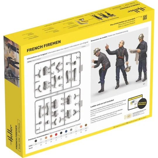 STARTER KIT French Firemen, 1/24 - Heller 58753