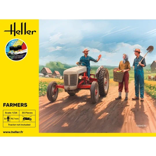 STARTER KIT Farmers, 1/24 - Heller 58752
