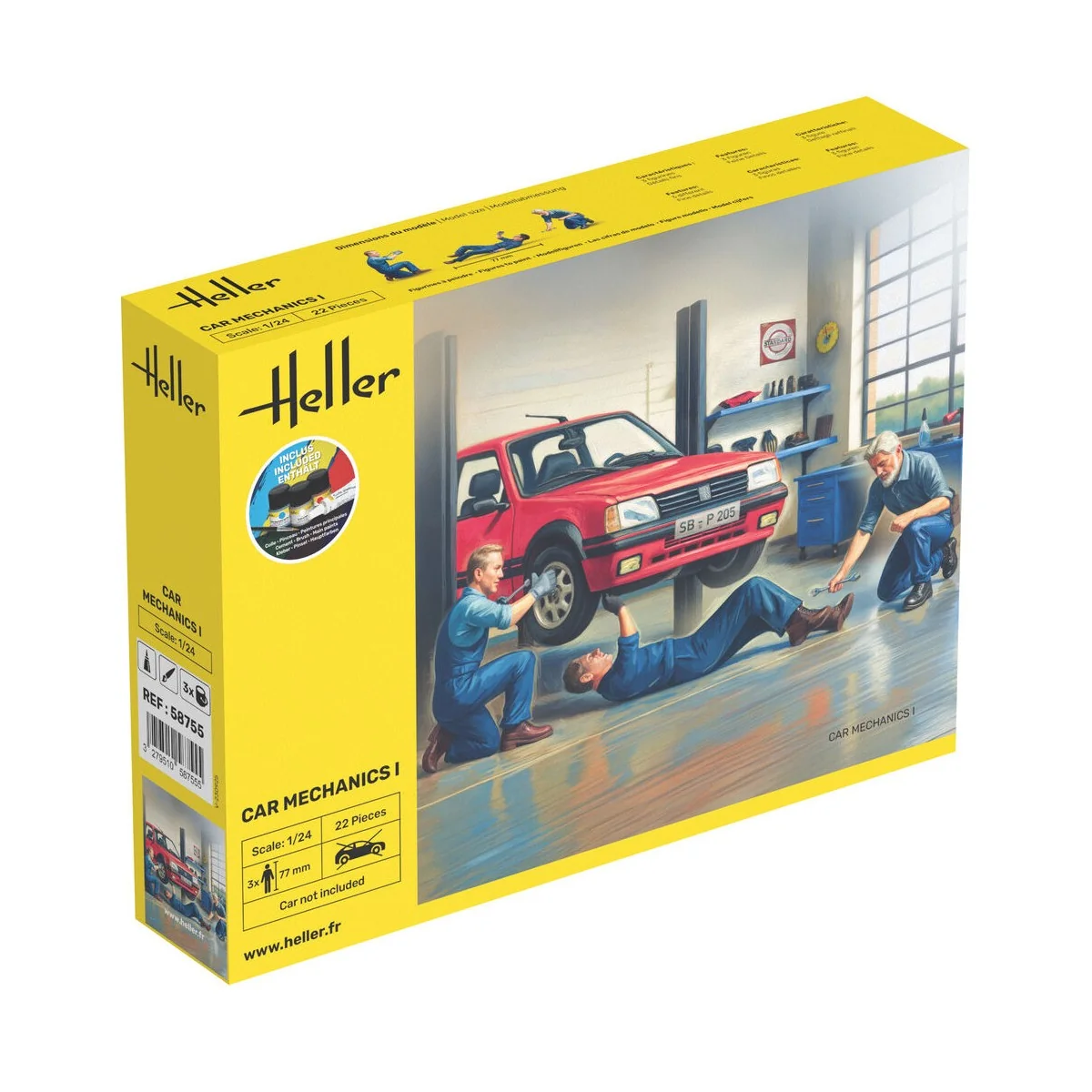 STARTER KIT Car Mechanics I, 1/24 - Heller 58755