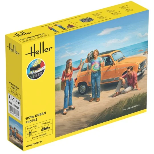 STARTER KIT 1970s Urban People, 1/24 - Heller 58757